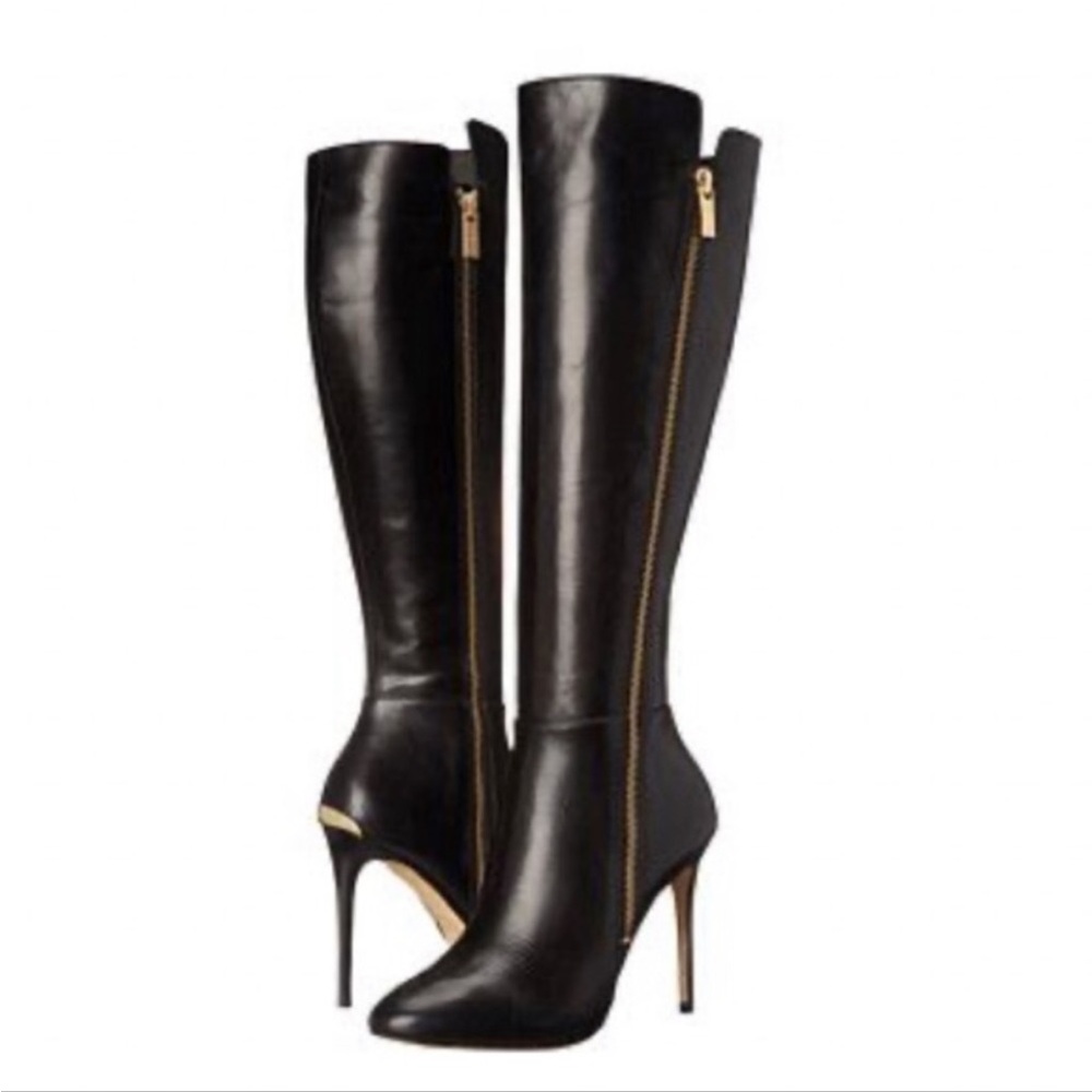 Michael Kors Stiletto Leather Boots